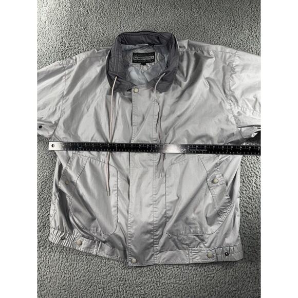 Vintage Members Only‎ Bomber Jacket Mens 44 Full Zip 80s 90s Retro Grandpa Hood - Picture 5 of 11